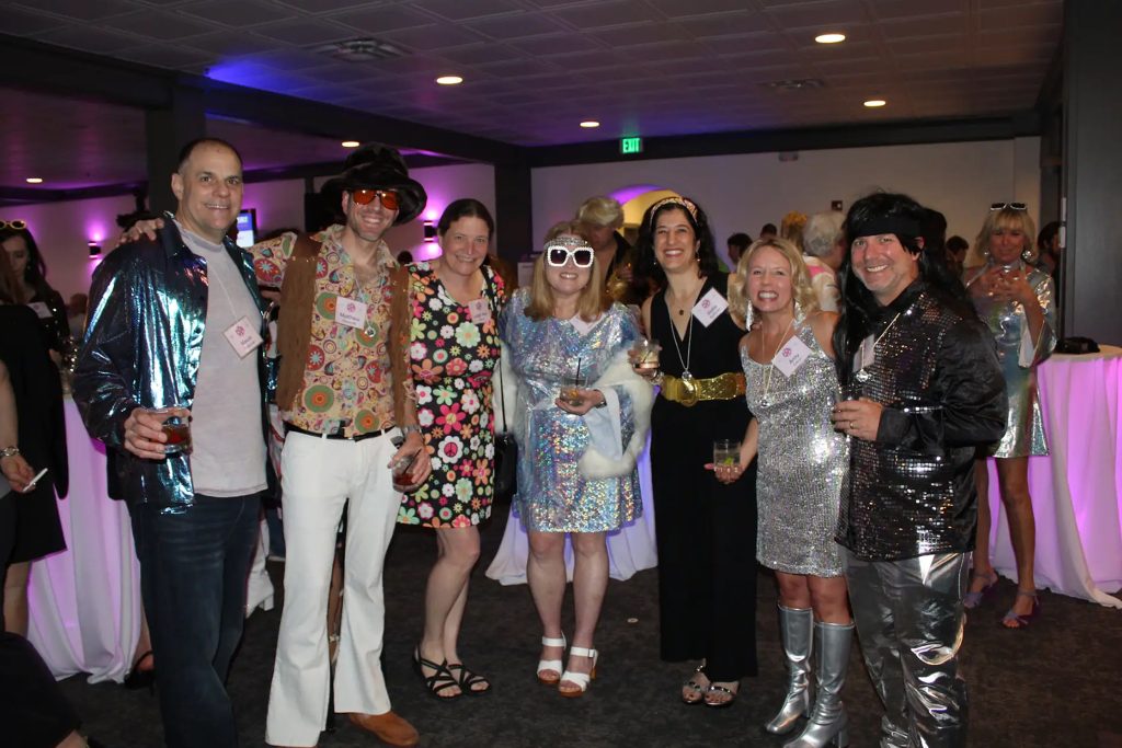 A group of people at a costume party