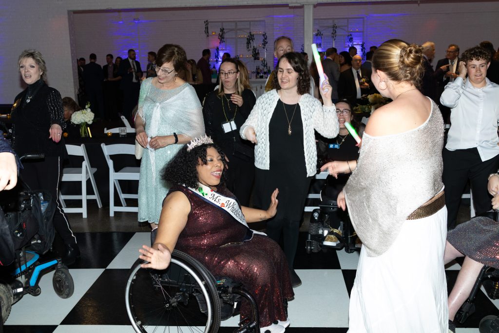 People get down on the dance floor during YC's Benefit.