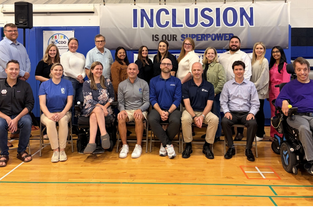 YC's Board of Trustees poses in the gym